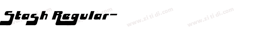 Stash Regular字体转换